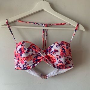 Floral Bikini Bandeau Top